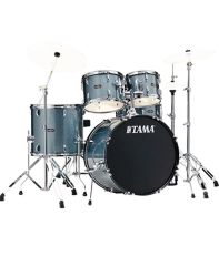 TAMA ST50H6-SEM Stagestar Sea Blue Mist 5 Parça (20B/10T/12T/14F/14S) Aksamlı Akustik Davul Set